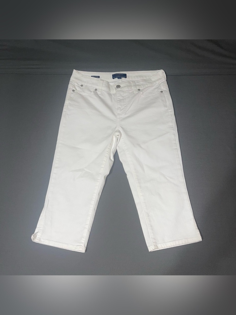 Talbots Simply Flattering Collection Pedal Pusher White Women’s Size 4P